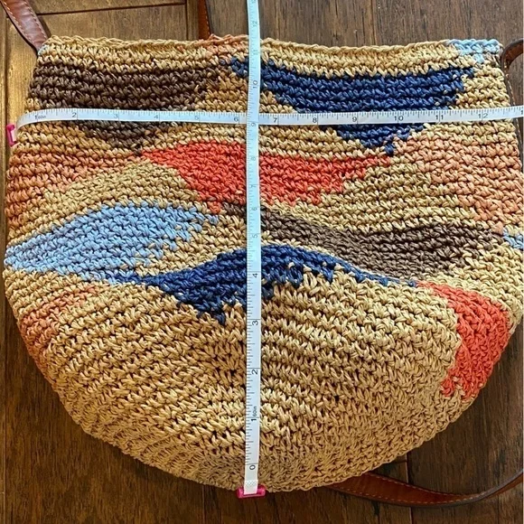 NWT Raffia Lucky Brand bucket purse - Picture 3 of 11